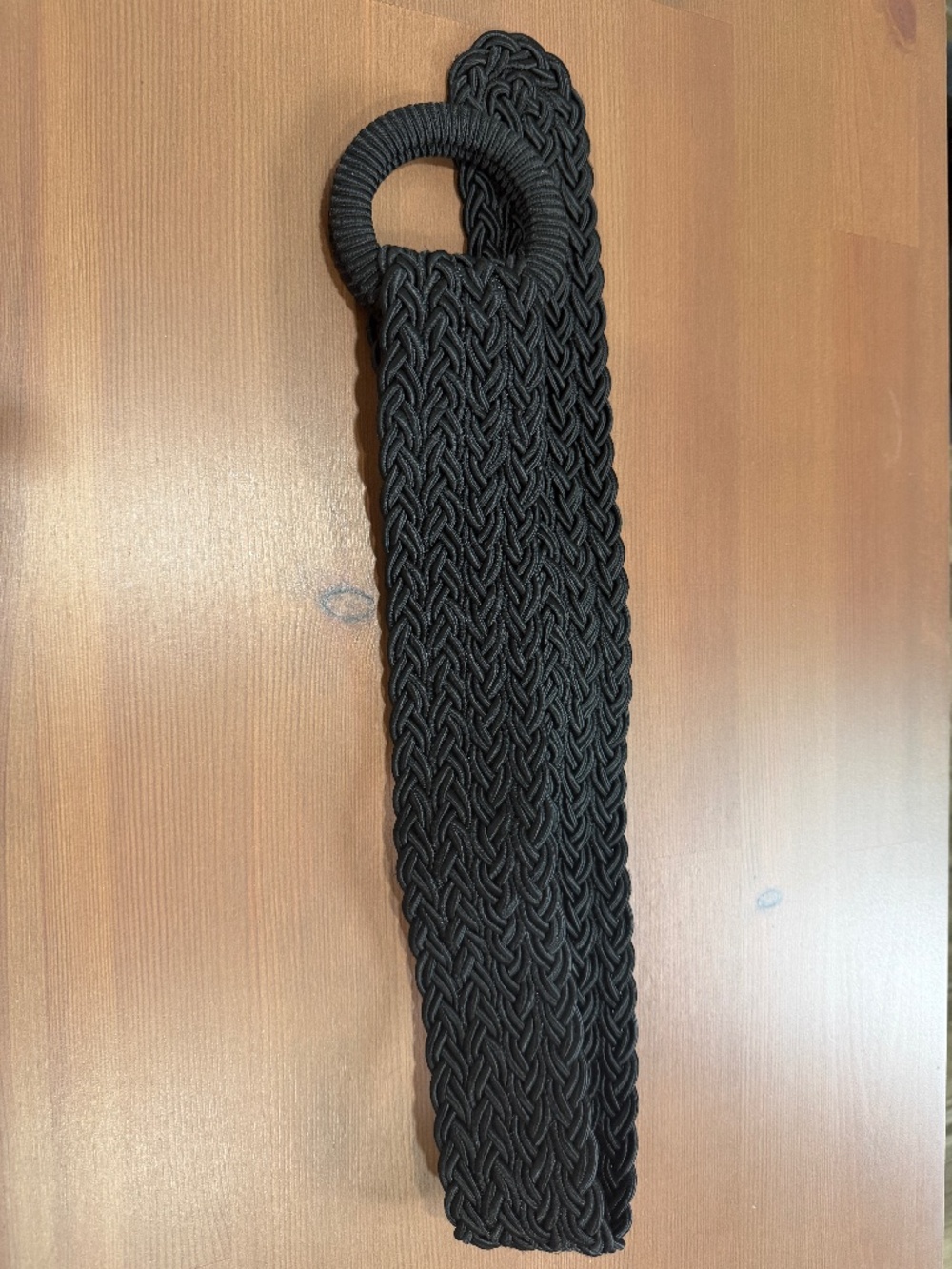 Collezione New York Woven Rope Style‎ Belt Black